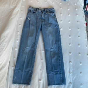 Abercrombie & Fitch The Ankle Straight Ultra High Rise Curve Love